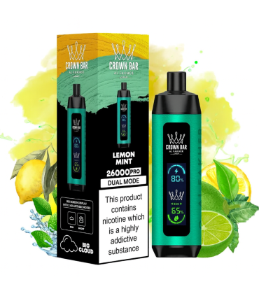 Al Fakher Lemon Mint 26000 Puff – Taze Limon Nane Aroması