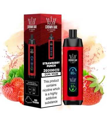 Al Fakher Strawberry Punch 26000 Puff – Tatlı Çilek Ferahlığı