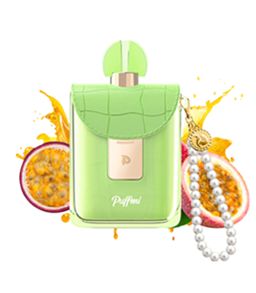 Puffmi Flora Tutku Meyveli Yeşil Çay (Passion Fruit Green Tea) 25000 Puffs | Şarjlı Puff Türkiye