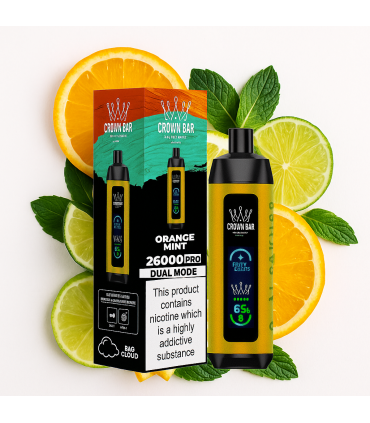 Al Fakher Orange Mint 26000 Puff – Portakal ve Nane Ferahlığı