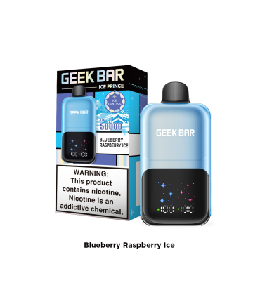Geek Bar Ice Prince Blueberry Raspberry Ice – Tatlı ve Ekşi Meyve Dengesinde Buz Gibi Ferahlık