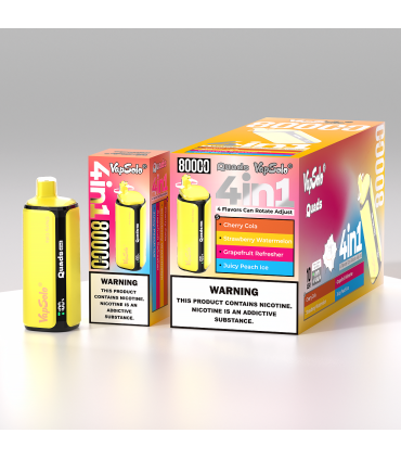 Vapsolo Quads 80000 Puffs Strawberry Watermelon & Cherry Cola | 4 Tat Tek Cihazda
