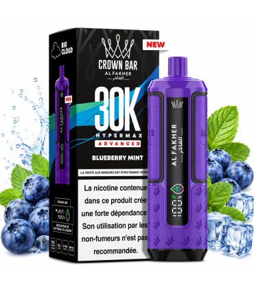 Al Fakher 30K Hypermax Advanced Blueberry Mint Puff