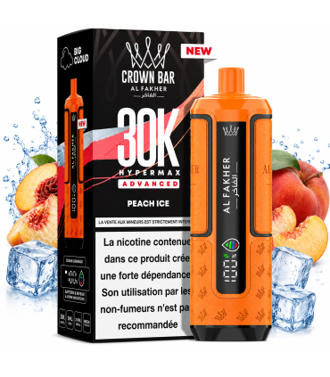 Al Fakher 30K Hypermax Advanced Peach Ice Puff