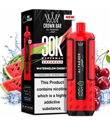 Al Fakher 30K Hypermax Advanced Watermelon Cherry Puff