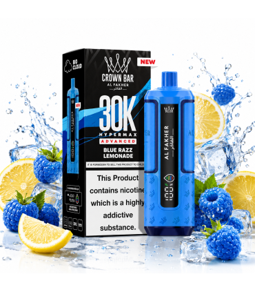 Al Fakher Blue Razz Lemonade 30K Hypermax Puff | 30000 Çekim