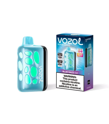 Vozol Rave 40.000 Blue Razz Ice %5 | Puff30