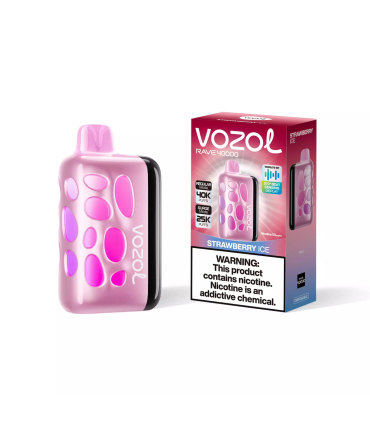 Vozol Rave 40.000 Strawberry Ice %5 | Puff30