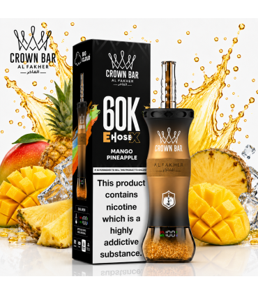 Al Fakher E-Hose X 60K Mango Pineapple Elektronik Nargile