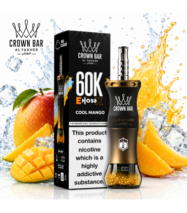 Al Fakher E-Hose X 60K Cool Mango Elektronik Nargile