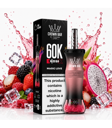 Al Fakher E-Hose X 60K Magic Love Karışık Meyve Nargile