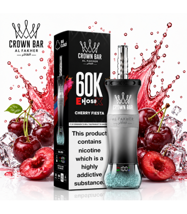 Al Fakher E-Hose X 60K Cherry Fiesta Kiraz Nargile