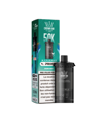 Al Fakher Hyper Max Prime Gum Mint Kartuş 2x10 Ml | Puff30