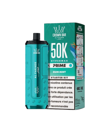 Al Fakher Hyper Max Prime Gum Mint 50000 Puff | Puff50
