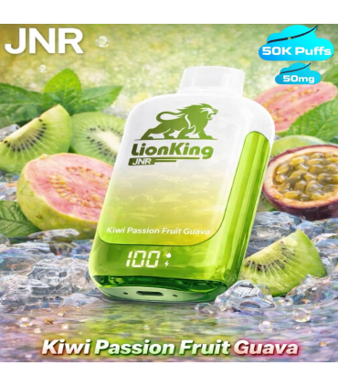 Kiwi Passion Fruit Guava - JNR Lion King 50000 Puffs | Puff 50